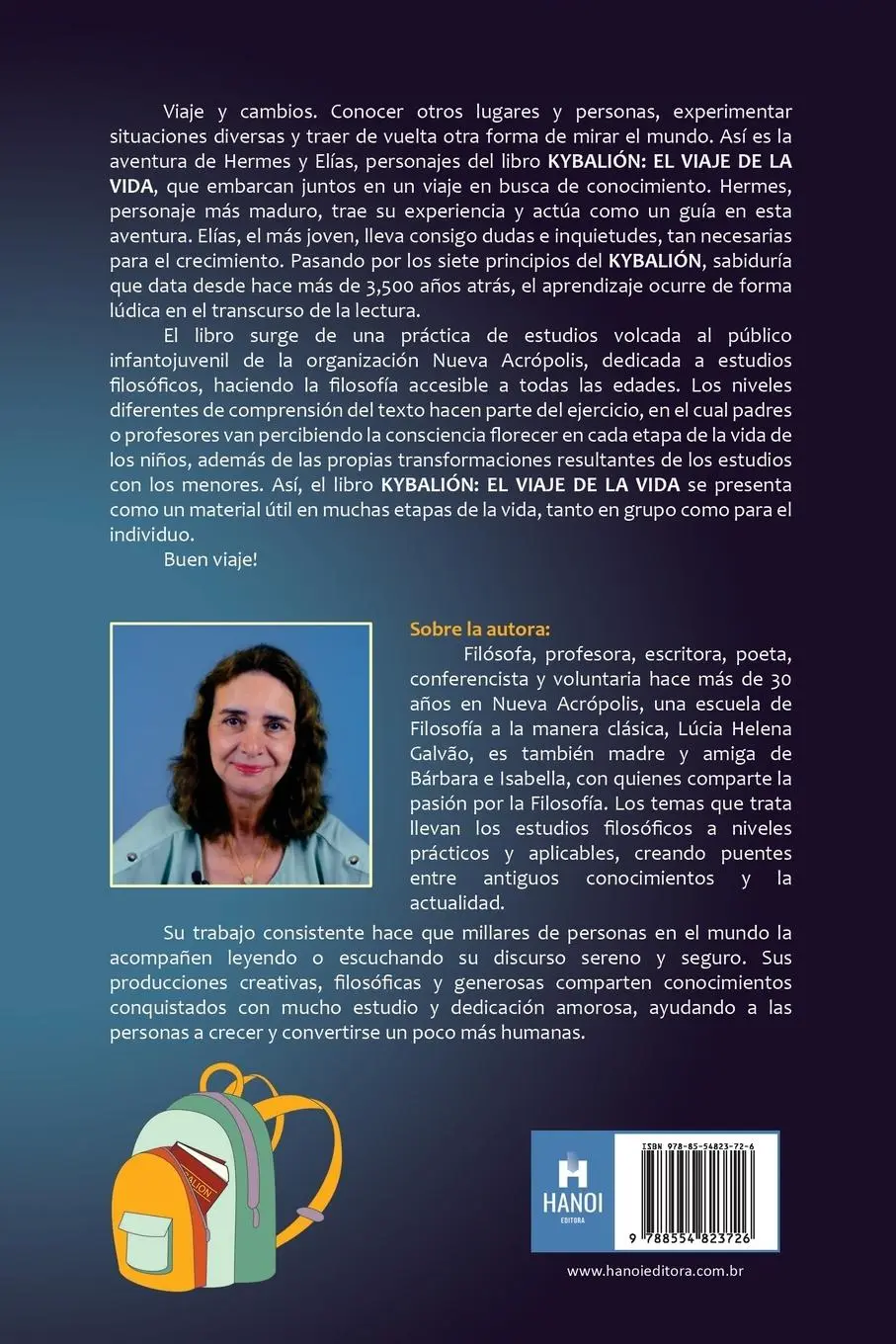 Rückseite: 9788554823726 | Kybalión | El Viaje de la Vida | Lúcia Helena Galvão | Taschenbuch