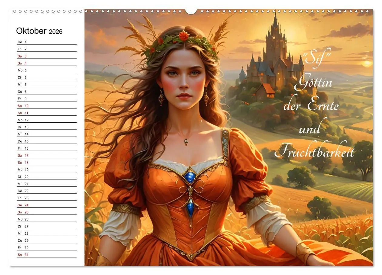 Bild: 9783457393826 | Unsterbliche Mythen des Nordens (hochwertiger Premium Wandkalender...
