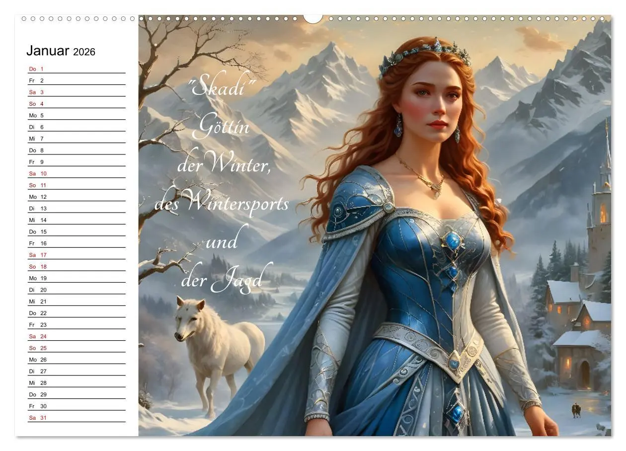 Bild: 9783457393826 | Unsterbliche Mythen des Nordens (hochwertiger Premium Wandkalender...