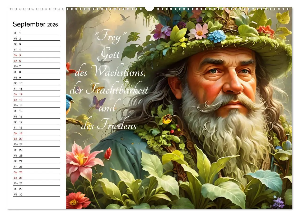 Bild: 9783457393826 | Unsterbliche Mythen des Nordens (hochwertiger Premium Wandkalender...