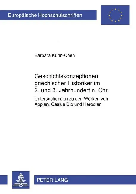Cover: 9783631393826 | Geschichtskonzeptionen griechischer Historiker im 2. und 3....