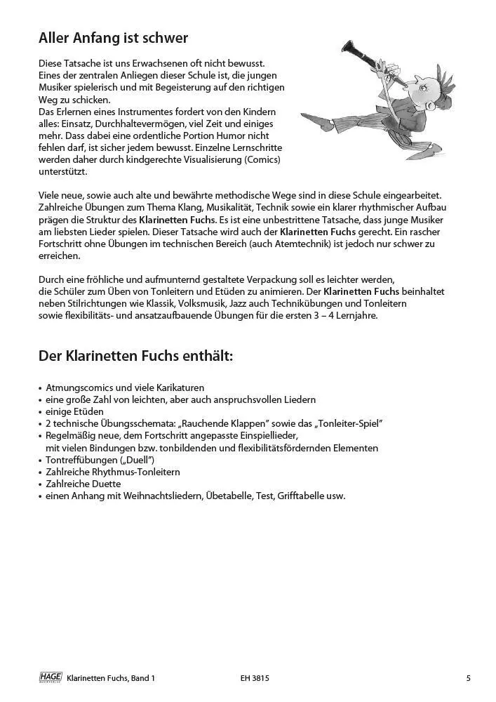 Bild: 9783866263826 | Klarinetten Fuchs Band 1 mit CD | Stefan Dünser (u. a.) | Buch | 2016
