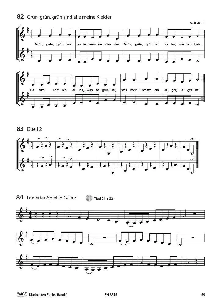 Bild: 9783866263826 | Klarinetten Fuchs Band 1 mit CD | Stefan Dünser (u. a.) | Buch | 2016
