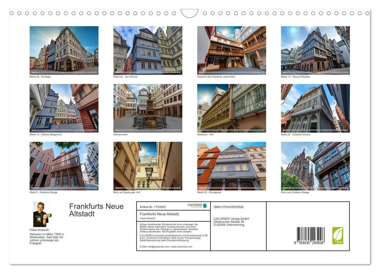 Bild: 9783435293926 | Frankfurts Neue Altstadt (Wandkalender 2025 DIN A3 quer), CALVENDO...