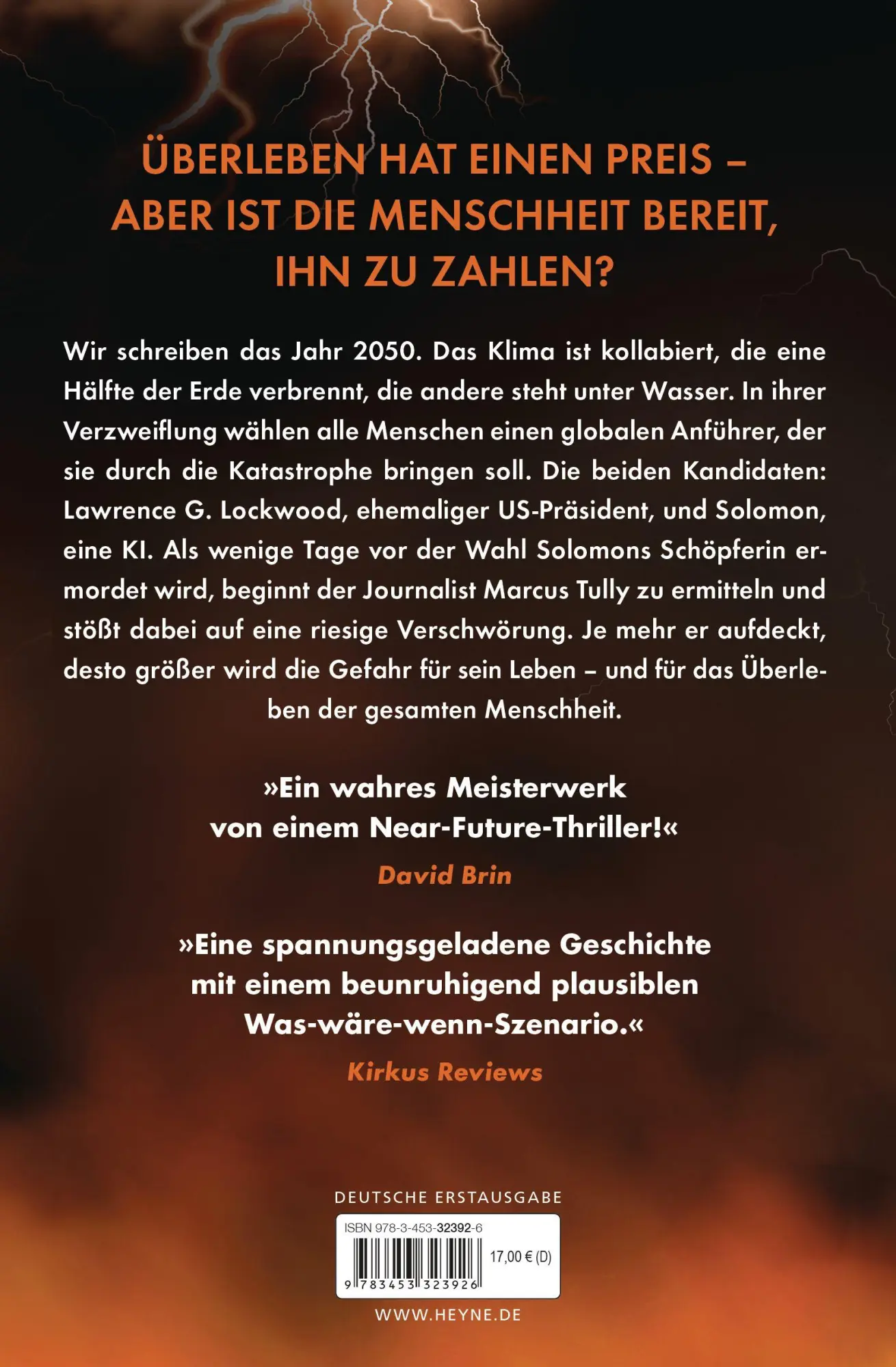 Bild: 9783453323926 | 2050 - Überleben hat einen Preis | Roman | Thomas R. Weaver | Buch