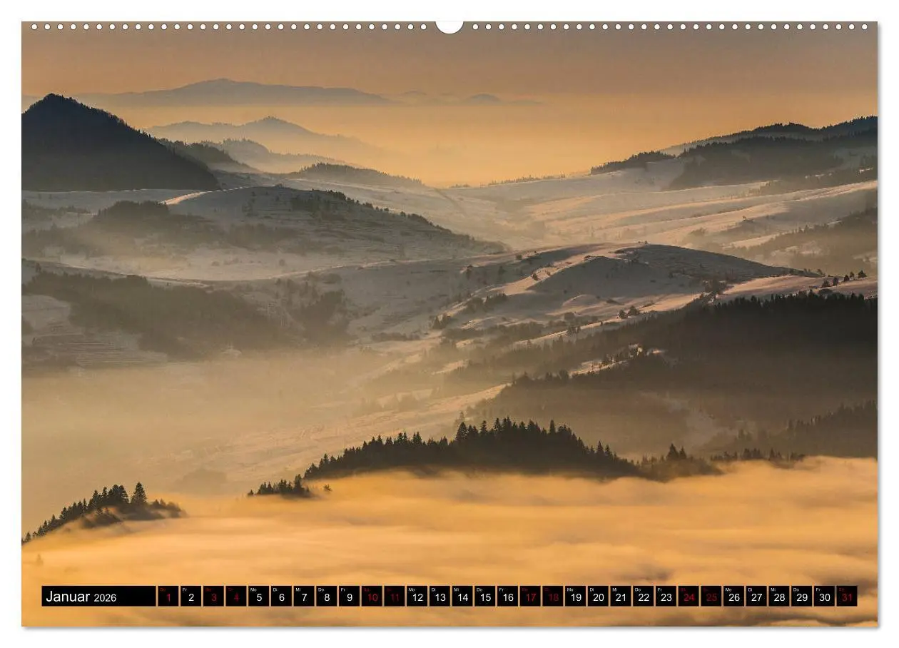 Bild: 9783457903926 | Berge. Polen (Wandkalender 2026 DIN A2 quer), CALVENDO Monatskalender