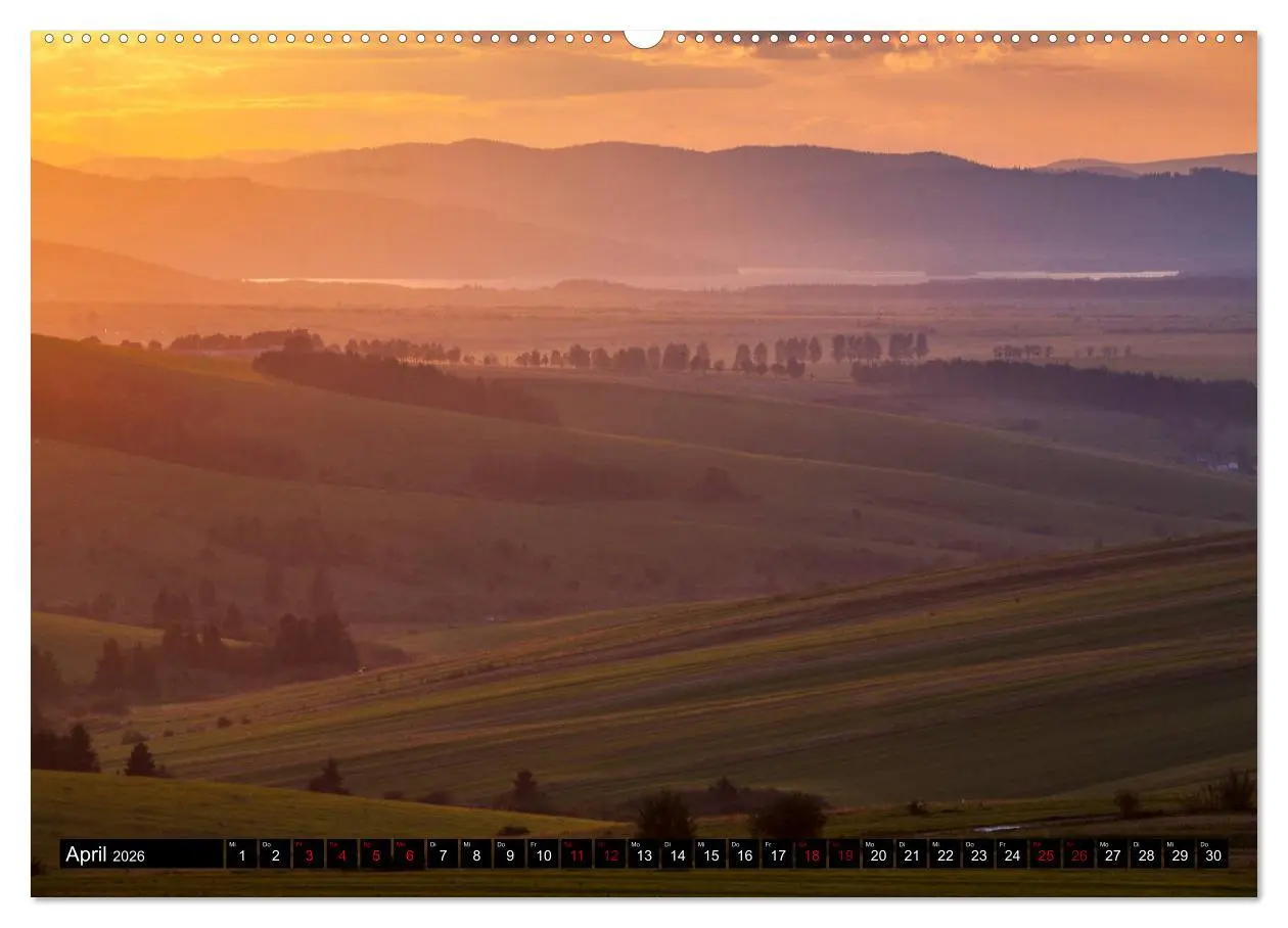 Bild: 9783457903926 | Berge. Polen (Wandkalender 2026 DIN A2 quer), CALVENDO Monatskalender