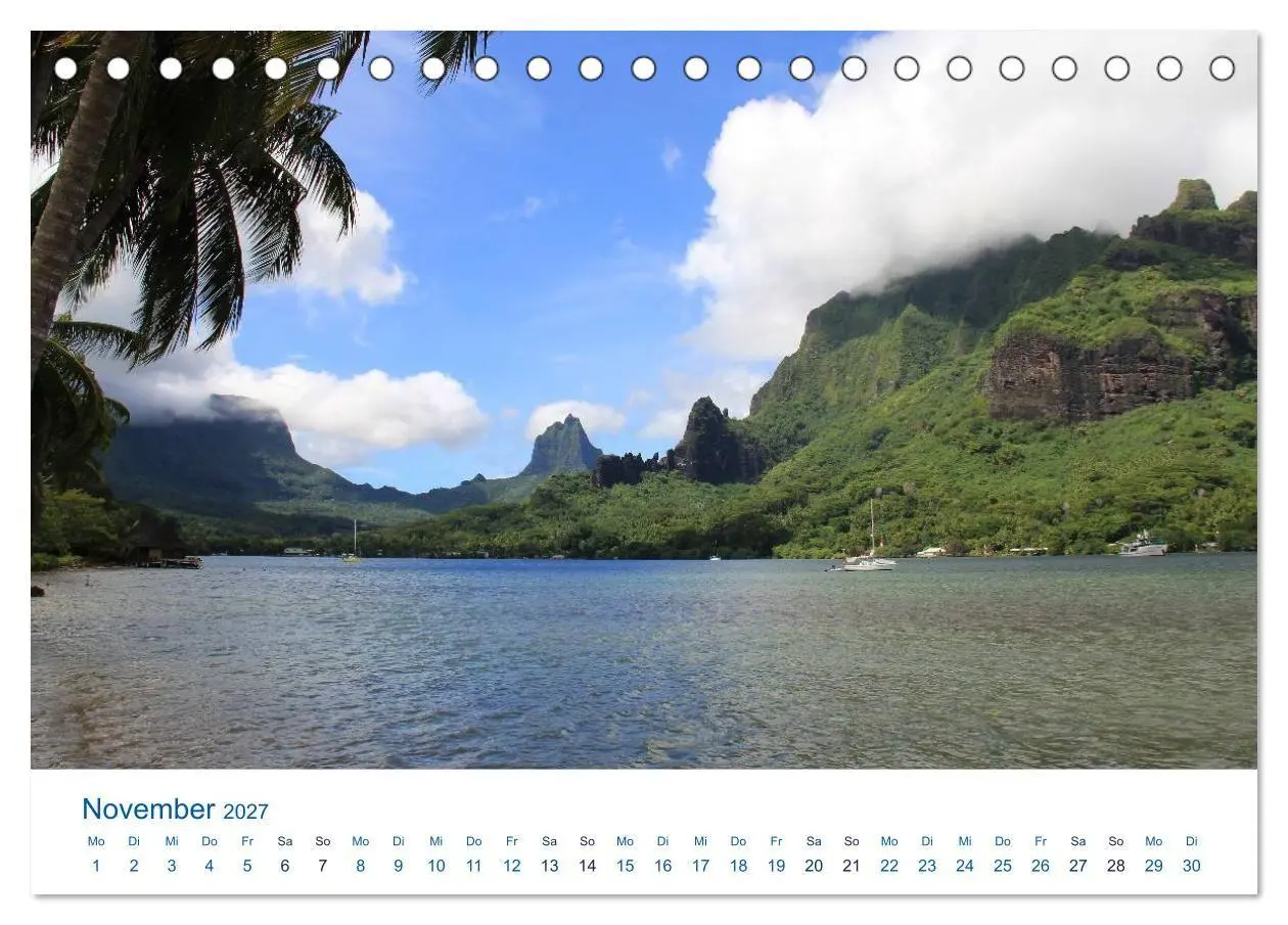 Bild: 9783569943926 | Südsee-Insel Mo'orea (Tischkalender 2027 DIN A5 quer), CALVENDO...
