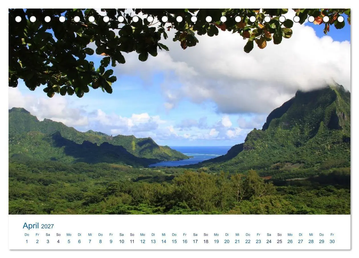 Bild: 9783569943926 | Südsee-Insel Mo'orea (Tischkalender 2027 DIN A5 quer), CALVENDO...