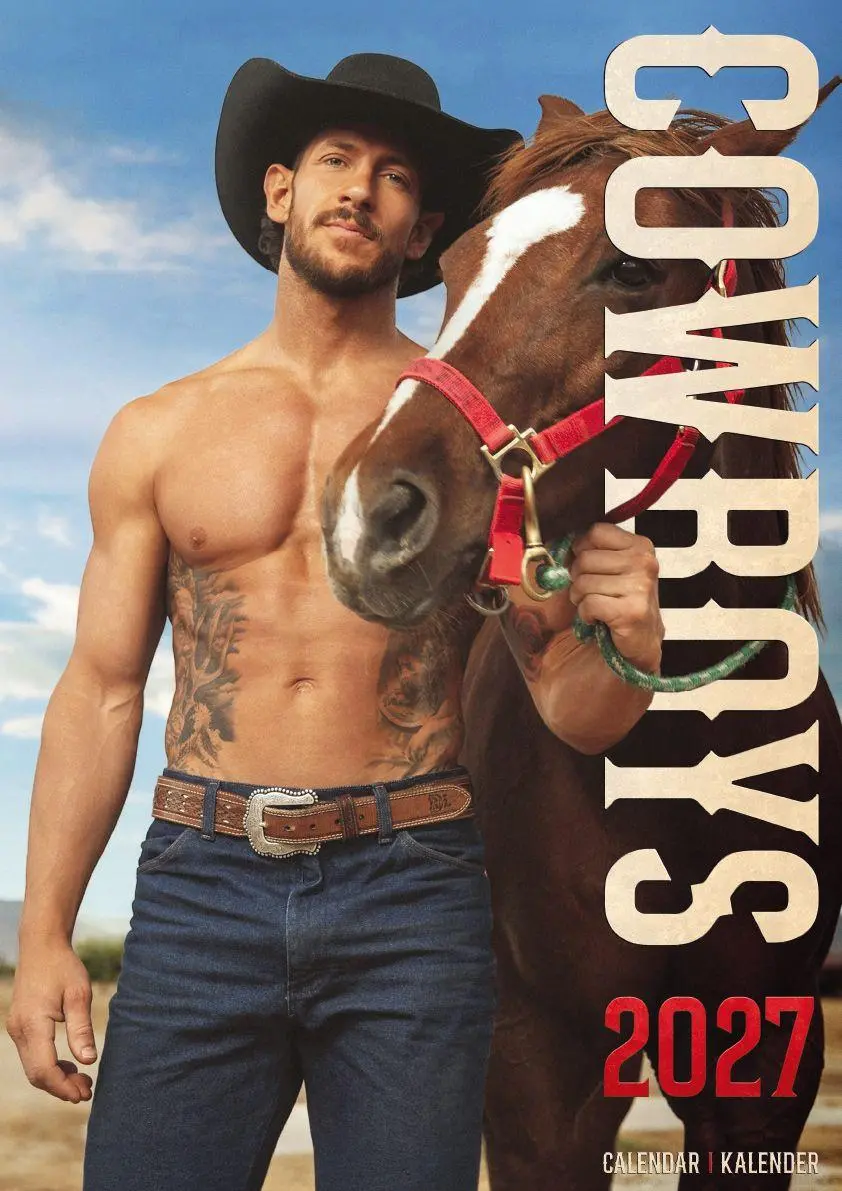 Cover: 9798893613926 | Cowboys Kalender 2027 - Wilde Männer erotisch in Szene gesetzt | 14 S.