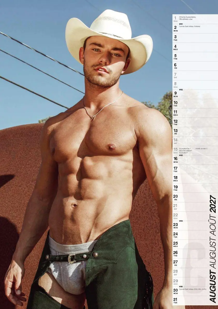 Bild: 9798893613926 | Cowboys Kalender 2027 - Wilde Männer erotisch in Szene gesetzt | 14 S.