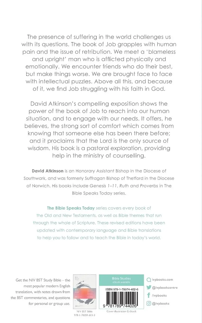 Rückseite: 9781789744026 | The Message of Job | Suffering And Grace | David Atkinson | Buch | IVP