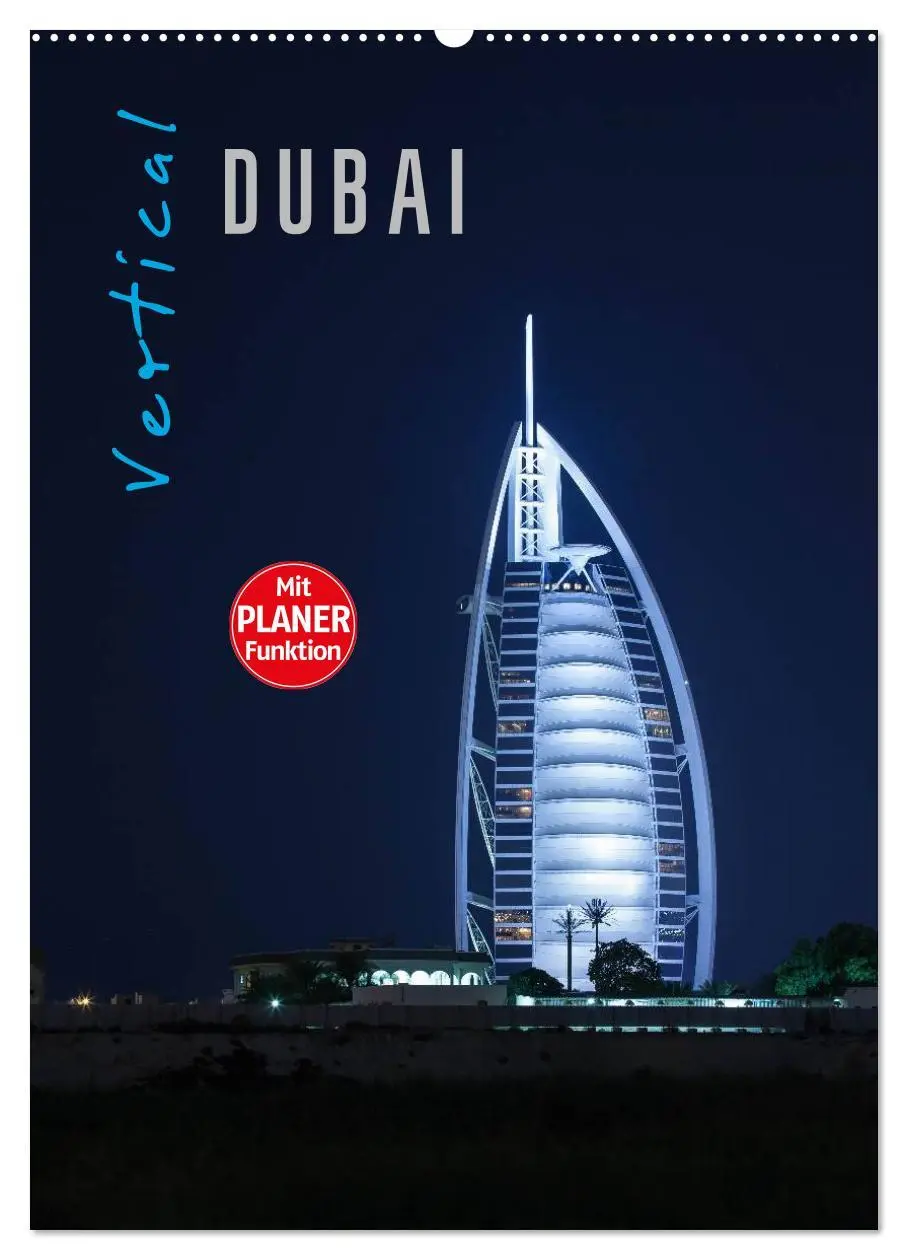 Cover: 9783516434026 | Vertical Dubai 2026 (Wandkalender 2026 DIN A2 hoch), CALVENDO...