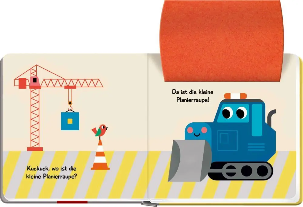 Bild: 9783649644026 | Mein Filz-Fühlbuch: Kuckuck, kleiner Bagger! | Ingela P. Arrhenius