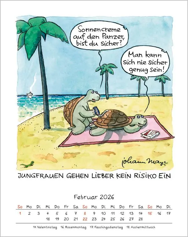 Bild: 9783731884026 | Jungfrau 2026 | Verlag Korsch | Kalender | Spiralbindung | 13 S.