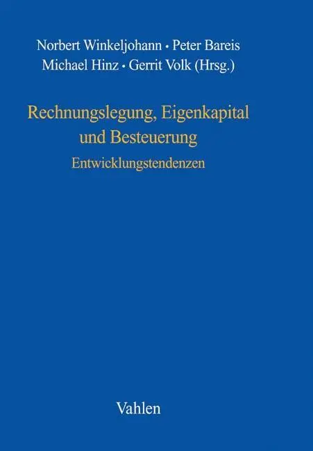 Cover: 9783800634026 | Rechnungslegung, Eigenkapital und Besteuerung | Winkeljohann (u. a.)