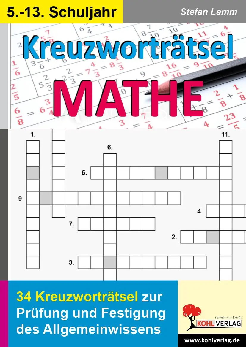 Cover: 9783960404026 | Kreuzworträtsel Mathematik | Stefan Lamm | Taschenbuch | 48 S. | 2019
