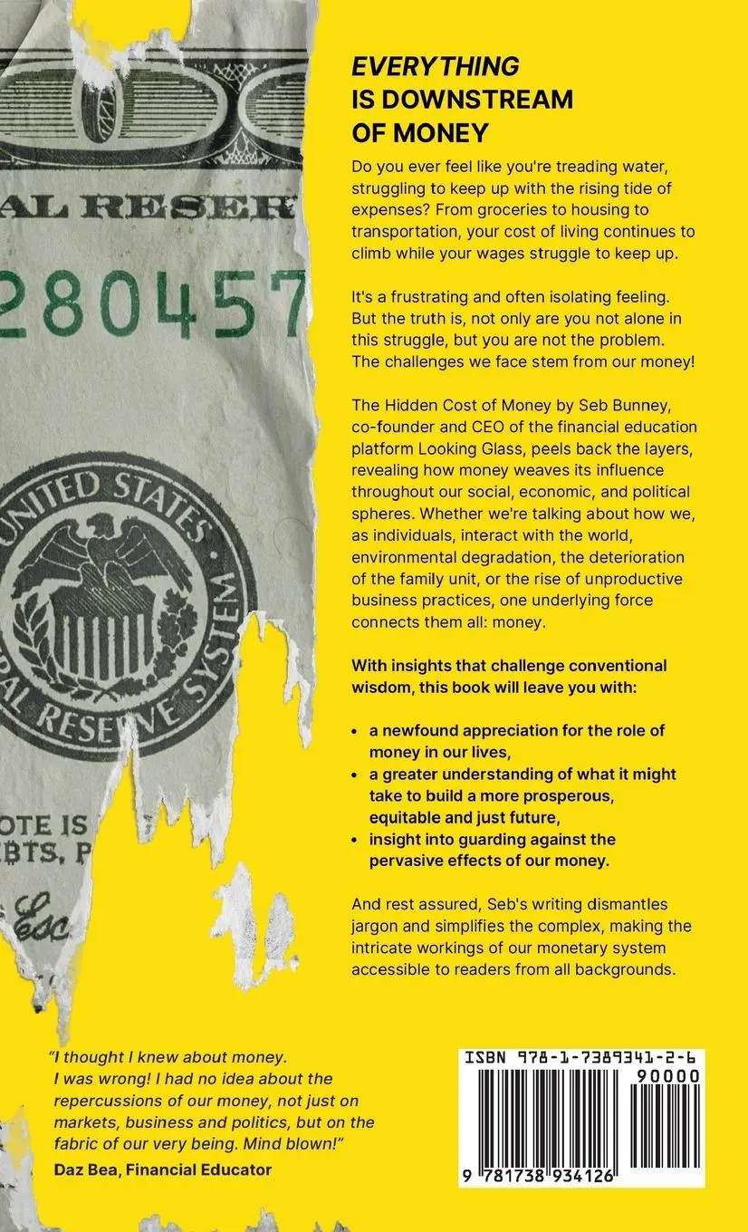 Rückseite: 9781738934126 | The Hidden Cost of Money | Tbd | Buch | Englisch | 2023 | Seb Bunney
