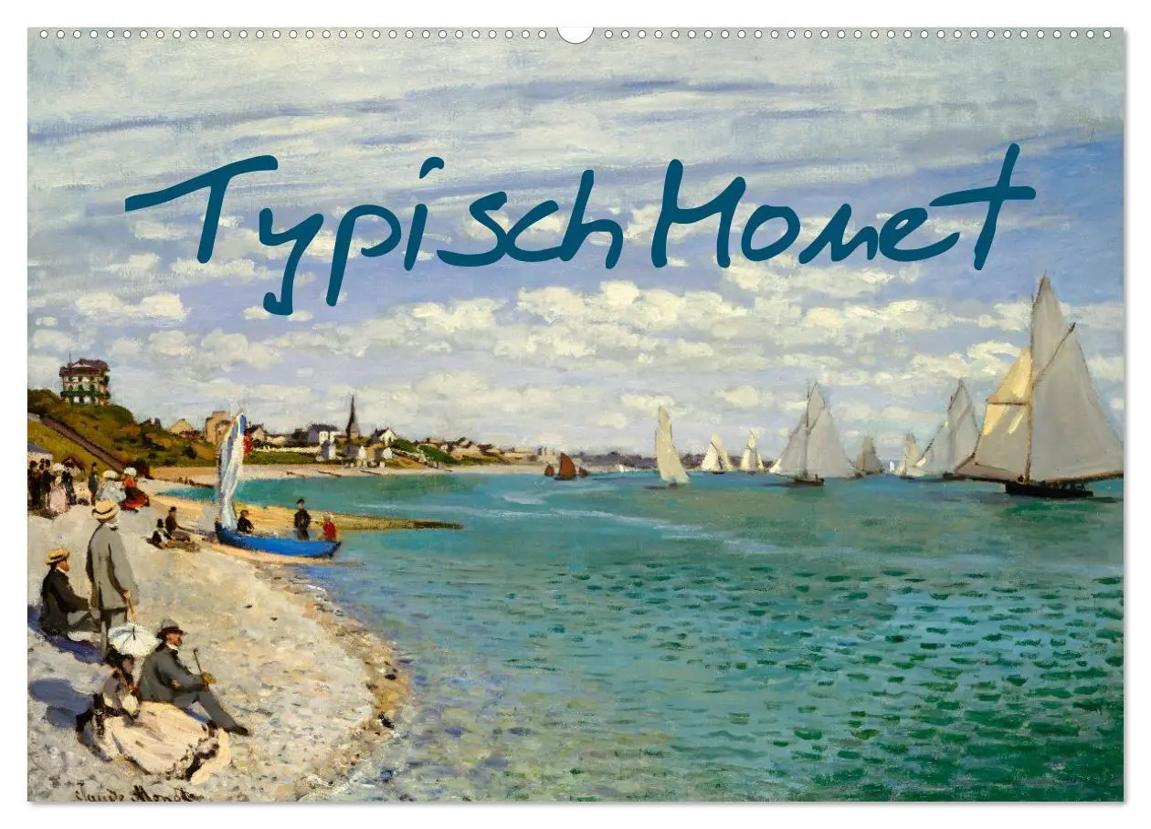 Cover: 9783457264126 | Typisch Monet (Wandkalender 2026 DIN A2 quer), CALVENDO Monatskalender
