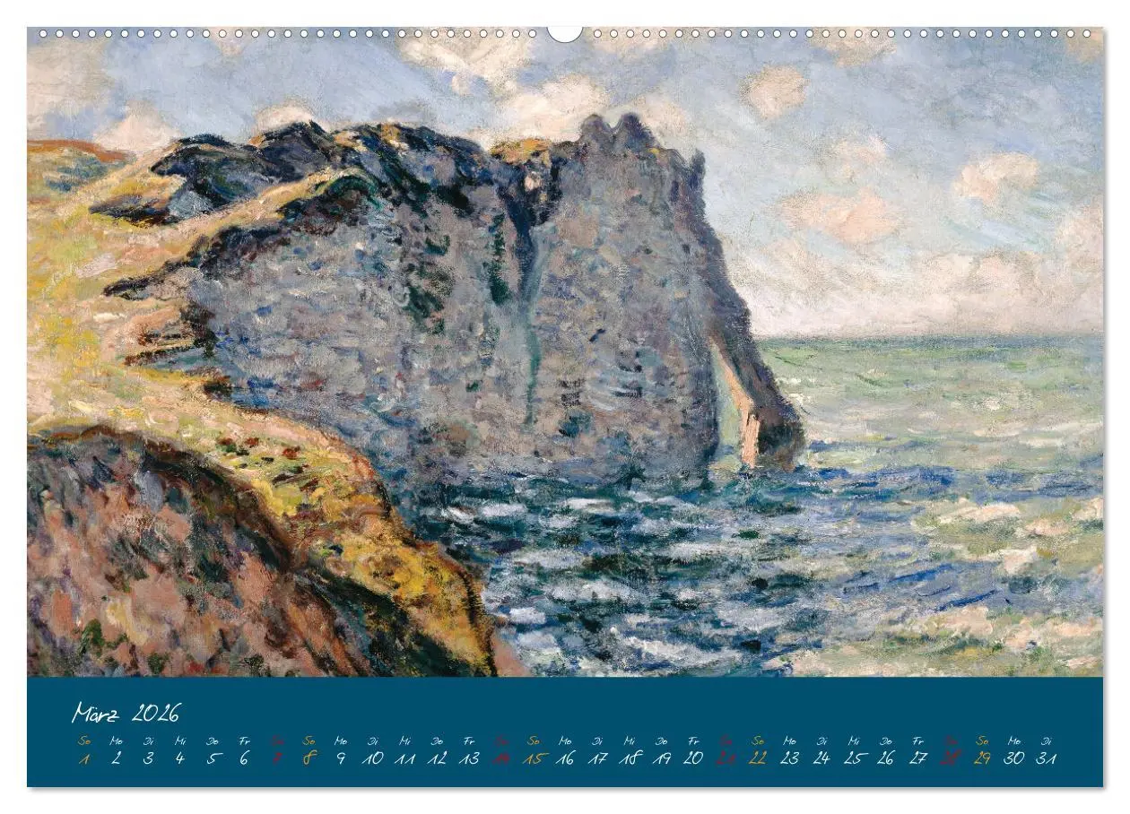 Bild: 9783457264126 | Typisch Monet (Wandkalender 2026 DIN A2 quer), CALVENDO Monatskalender