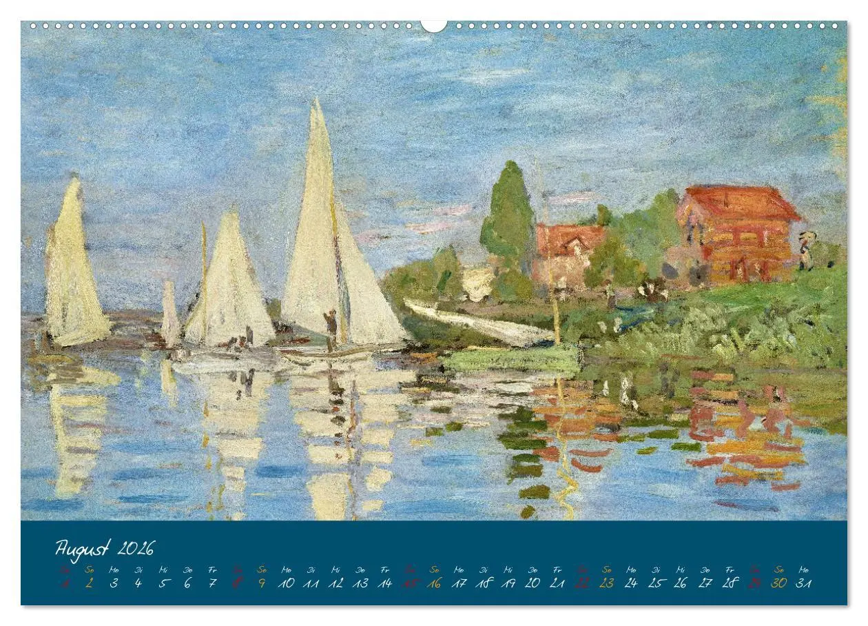 Bild: 9783457264126 | Typisch Monet (Wandkalender 2026 DIN A2 quer), CALVENDO Monatskalender