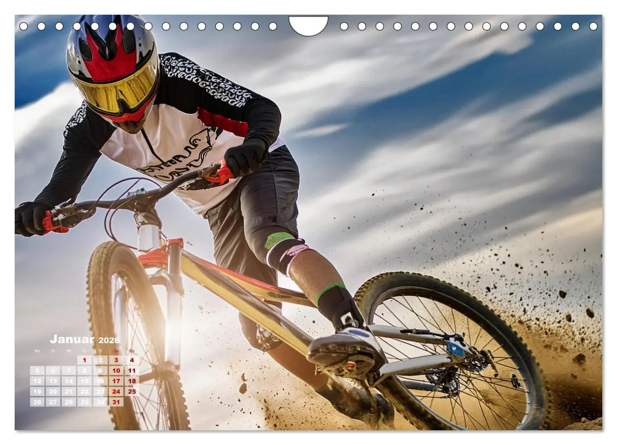 Bild: 9783457334126 | Abfahrtsrausch Downhill Aktion (Wandkalender 2026 DIN A4 quer),...