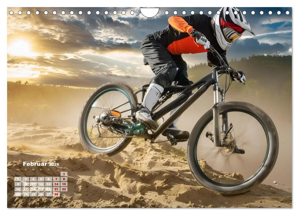 Bild: 9783457334126 | Abfahrtsrausch Downhill Aktion (Wandkalender 2026 DIN A4 quer),...