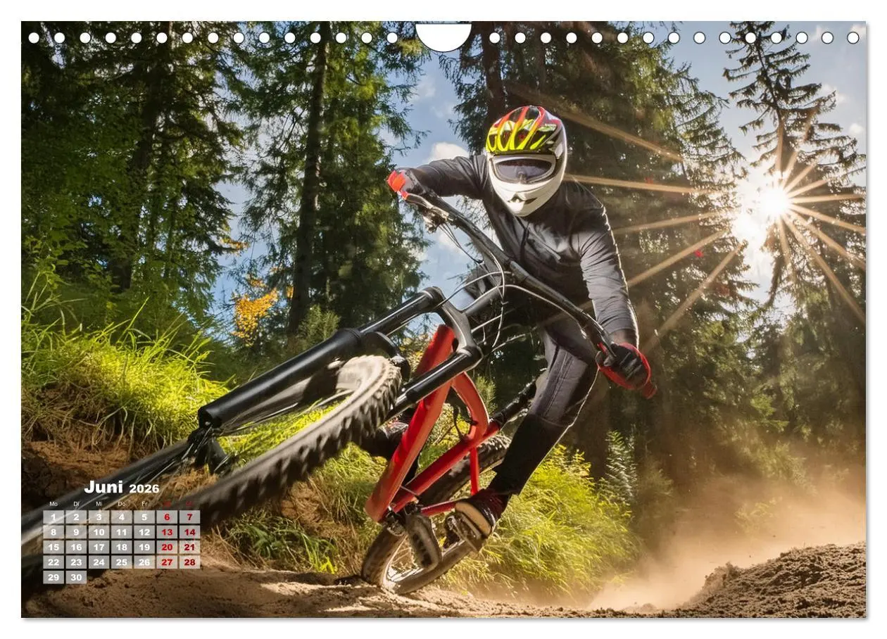 Bild: 9783457334126 | Abfahrtsrausch Downhill Aktion (Wandkalender 2026 DIN A4 quer),...