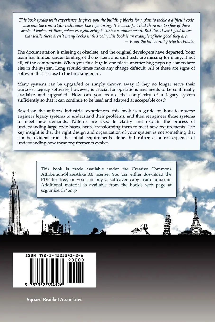 Rückseite: 9783952334126 | Object-Oriented Reengineering Patterns | Oscar Nierstrasz (u. a.)