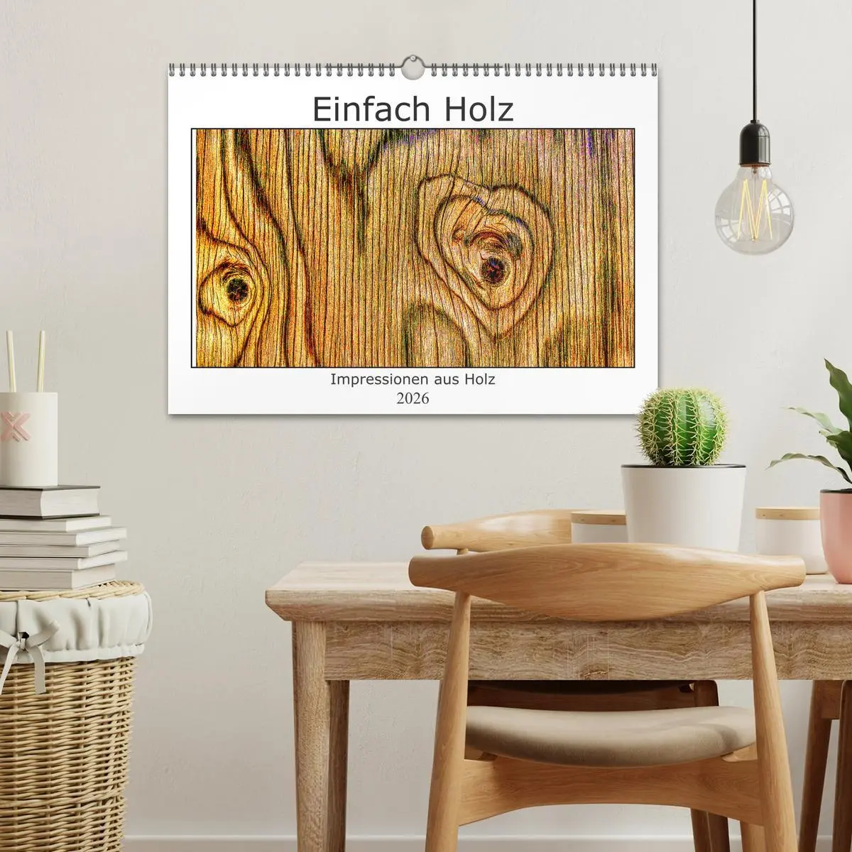 Bild: 9783457624326 | Einfach Holz (Wandkalender 2026 DIN A3 quer), CALVENDO Monatskalender