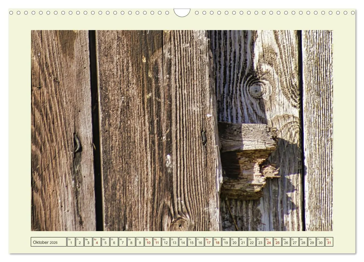 Bild: 9783457624326 | Einfach Holz (Wandkalender 2026 DIN A3 quer), CALVENDO Monatskalender