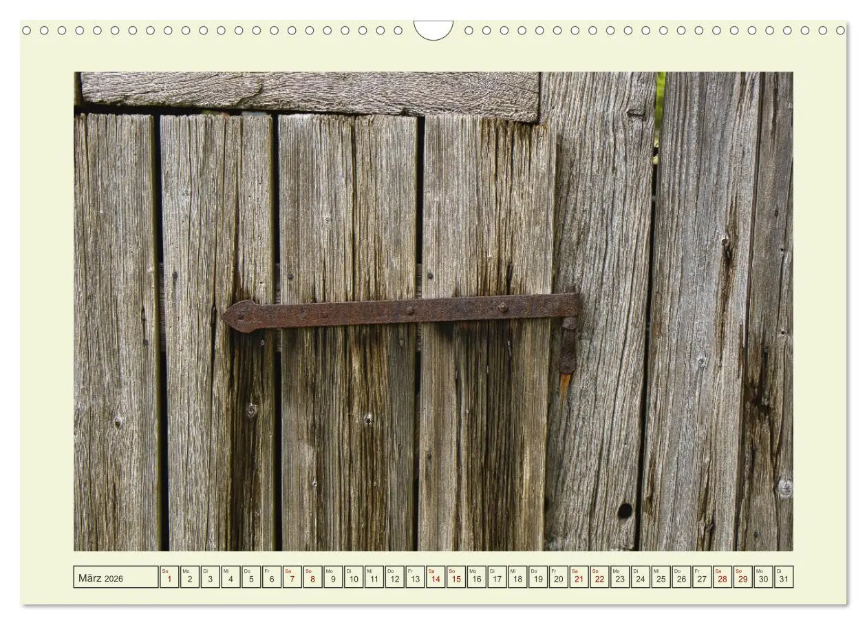 Bild: 9783457624326 | Einfach Holz (Wandkalender 2026 DIN A3 quer), CALVENDO Monatskalender