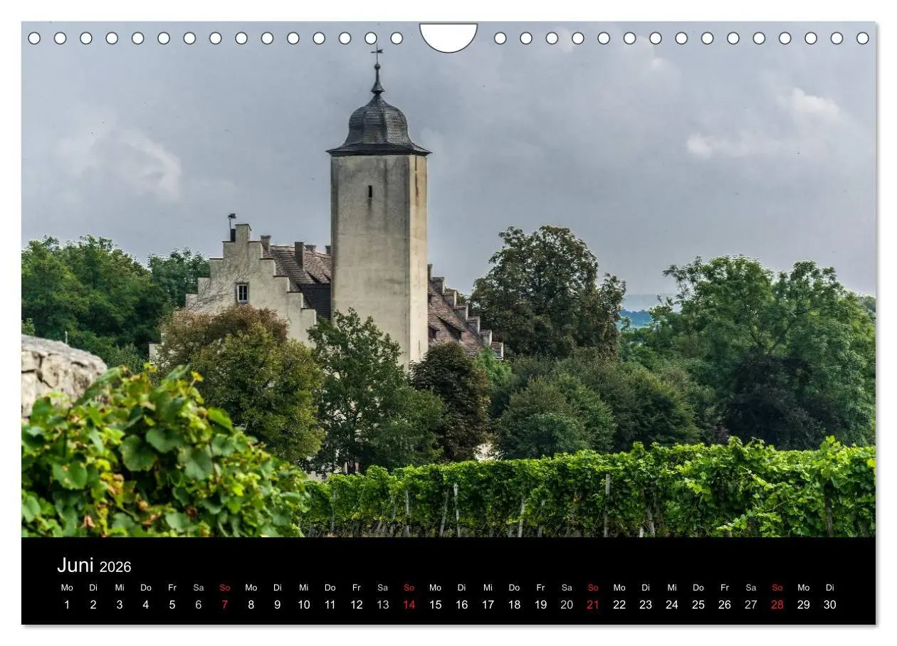 Bild: 9783516024326 | Sommerach - Perle der Mainschleife (Wandkalender 2026 DIN A4 quer),...