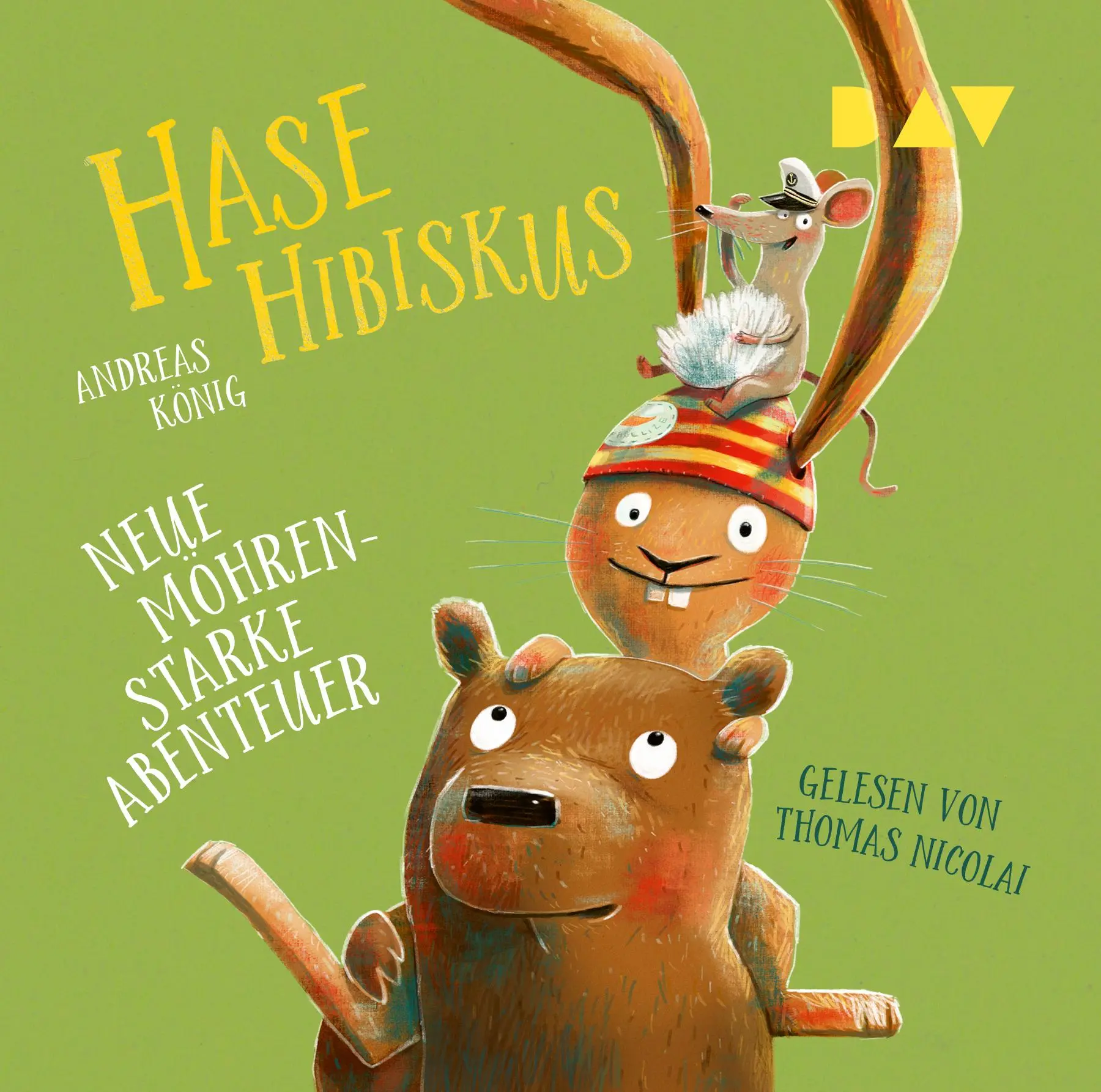 Cover: 9783742434326 | Hase Hibiskus. Neue möhrenstarke Abenteuer | Andreas König | Audio-CD