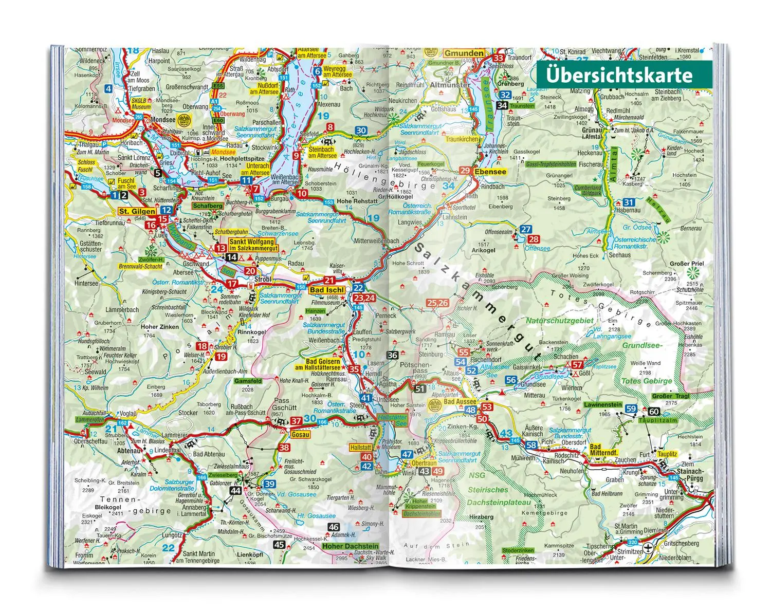 Bild: 9783991544326 | KOMPASS Wanderführer Salzkammergut, 60 Touren mit Extra-Tourenkarte