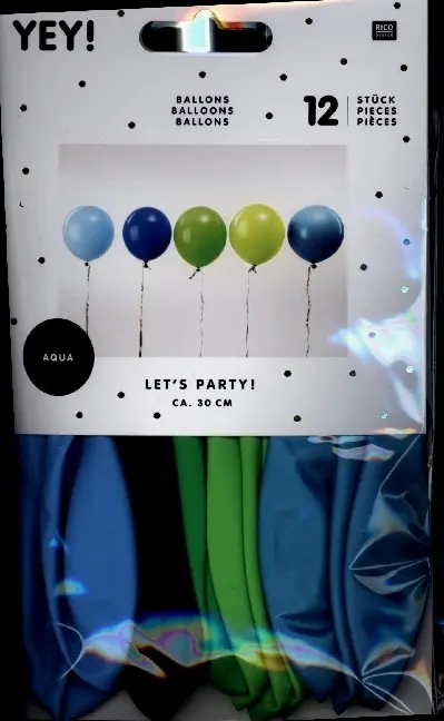 Ballons Mix Aqua