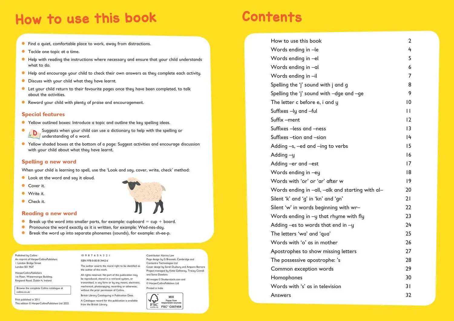 Bild: 9780008134426 | Spelling Ages 6-7 | Ideal for Home Learning | Collins Easy Learning