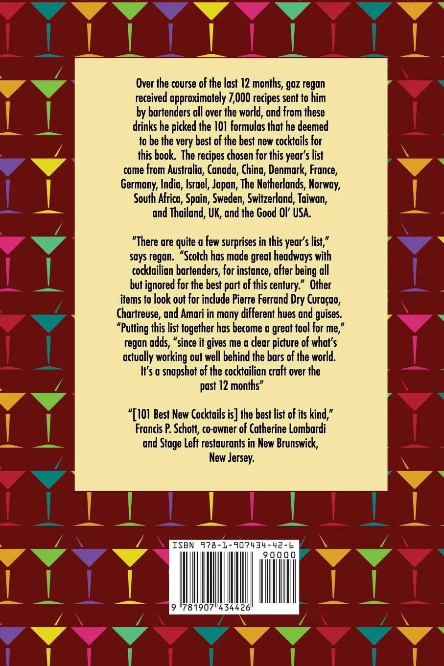 Rückseite: 9781907434426 | Gaz Regan's 101 Best New Cocktails Volume III | Gary Regan | Buch