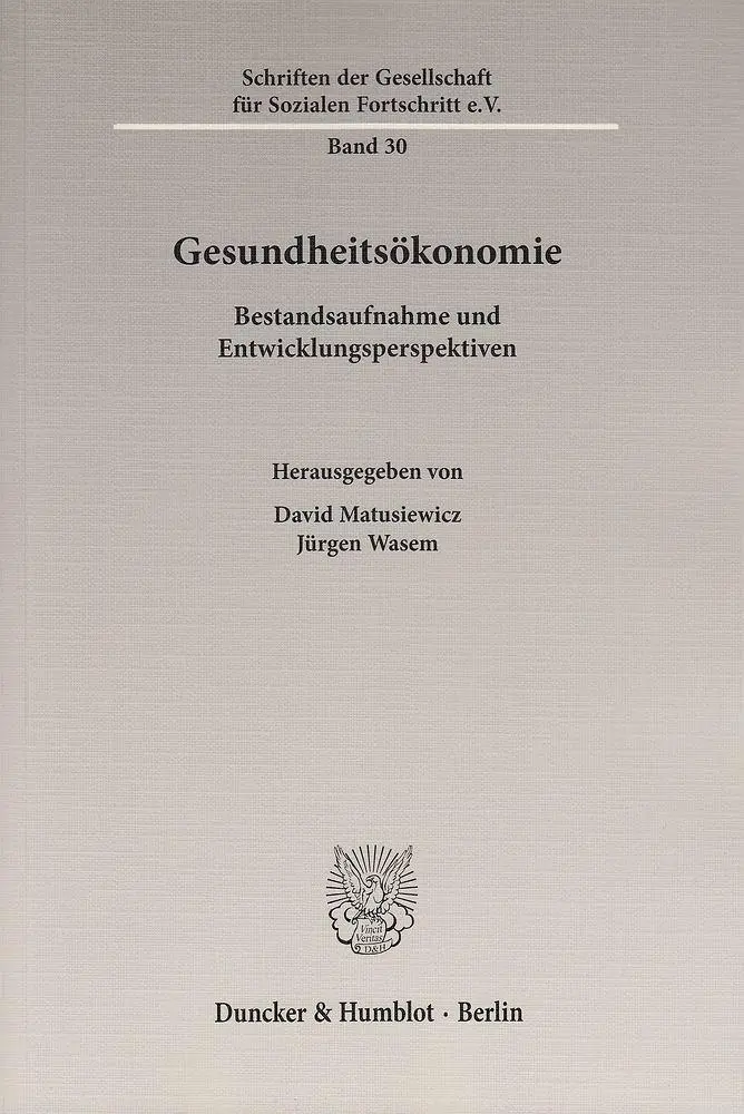 Cover: 9783428144426 | Gesundheitsökonomie. | David Matusiewicz | Taschenbuch | 359 S. | 2014