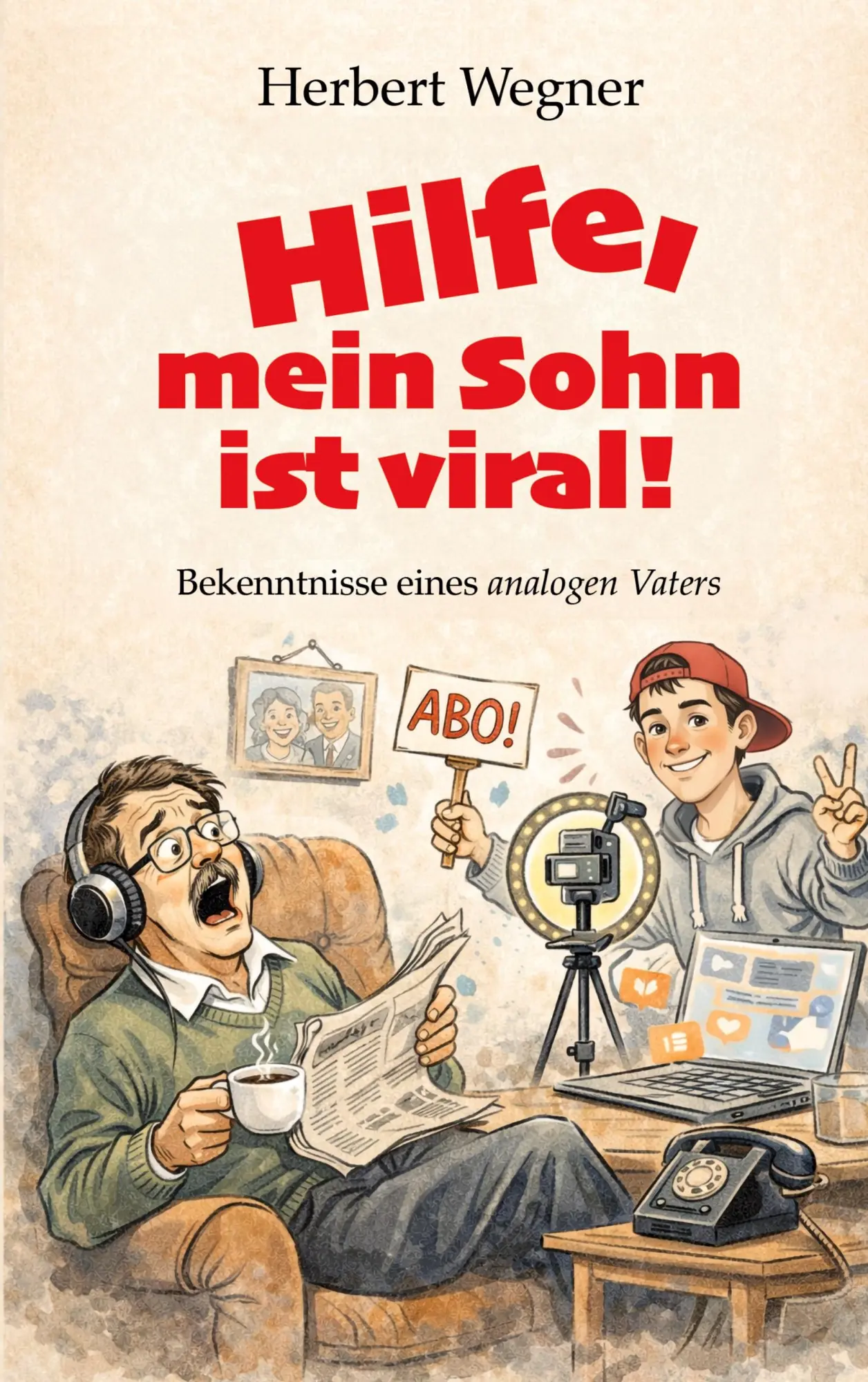 Cover: 9783819294426 | Hilfe, mein Sohn ist viral! | Bekenntnisse eines analogen Vaters