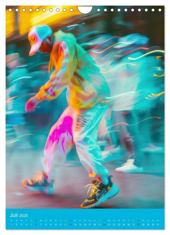 Bild: 9783383804526 | Hip-hop Begeisterung (Wandkalender 2025 DIN A4 hoch), CALVENDO...