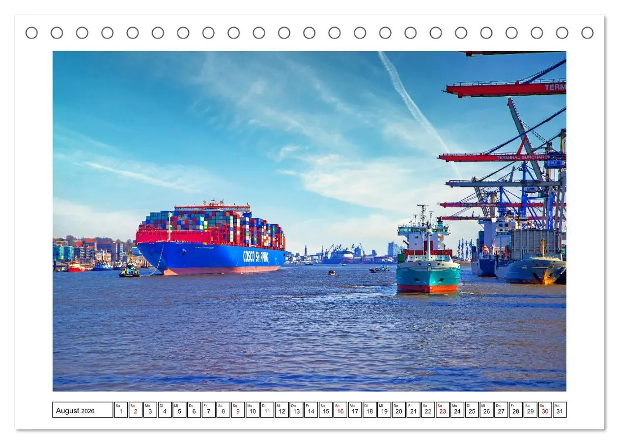 Bild: 9783457914526 | Hamburg sehen, fühlen und lieben (Tischkalender 2026 DIN A5 quer),...