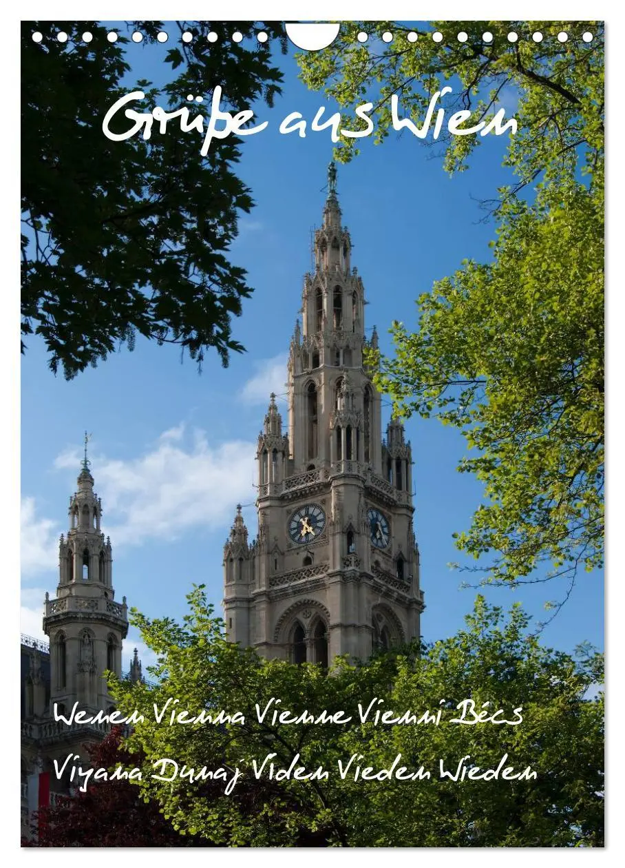 Cover: 9783516484526 | Grüsse aus Wien (Wandkalender 2026 DIN A4 hoch), CALVENDO...
