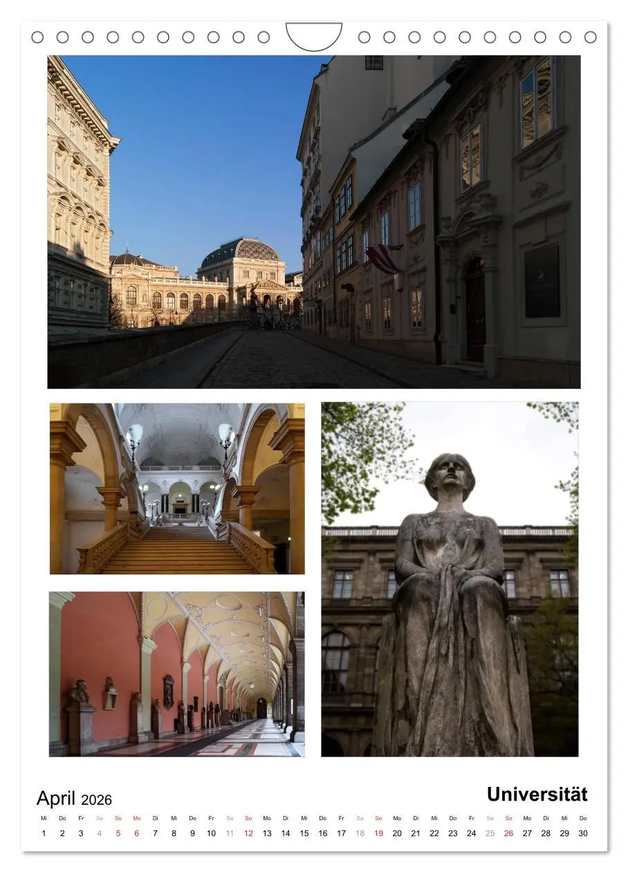 Bild: 9783516484526 | Grüsse aus Wien (Wandkalender 2026 DIN A4 hoch), CALVENDO...