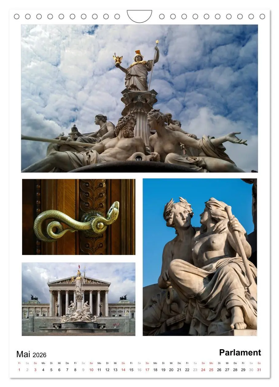 Bild: 9783516484526 | Grüsse aus Wien (Wandkalender 2026 DIN A4 hoch), CALVENDO...
