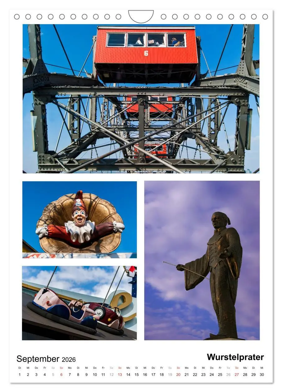 Bild: 9783516484526 | Grüsse aus Wien (Wandkalender 2026 DIN A4 hoch), CALVENDO...