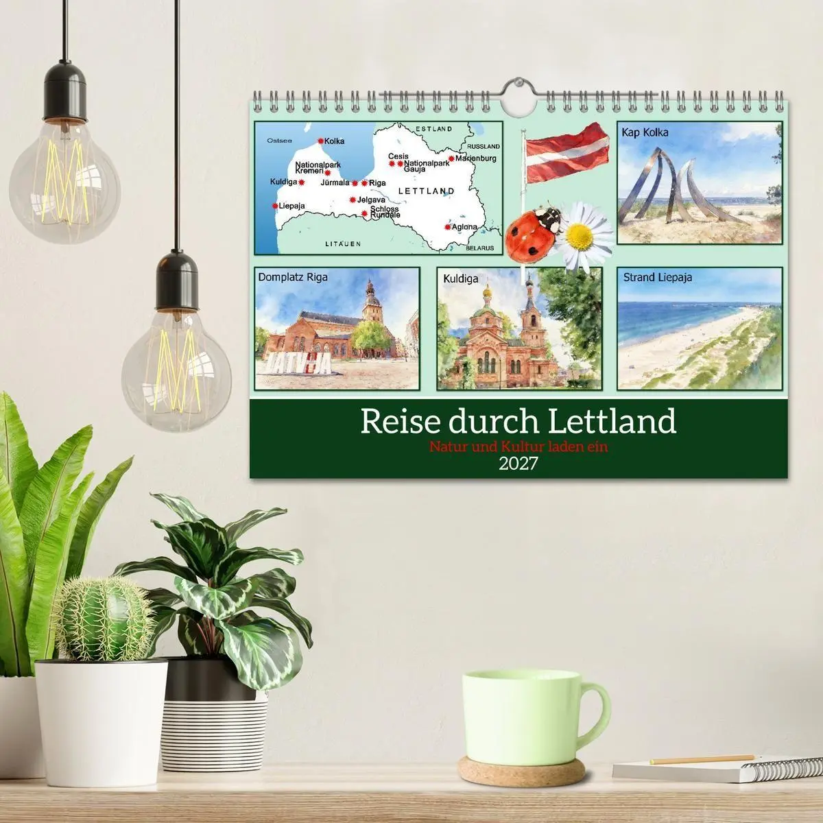 Bild: 9783516794526 | Reise durch Lettland (Wandkalender 2027 DIN A4 quer), CALVENDO...
