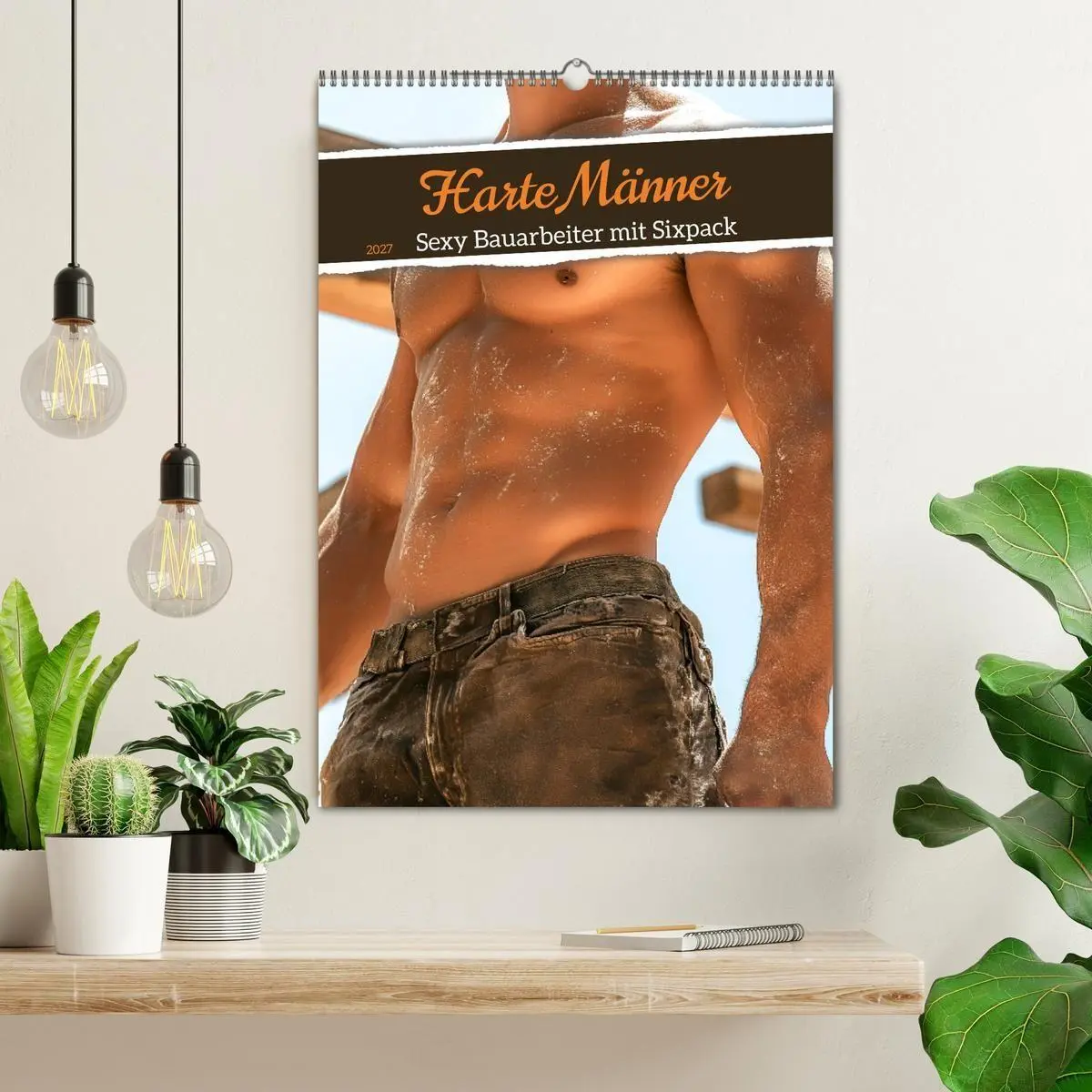 Bild: 9783516934526 | Harte Männer - Sexy Bauarbeiter mit Sixpack (Wandkalender 2027 DIN...