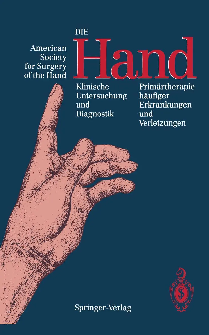 Cover: 9783540524526 | Die Hand | American Society for Surgery of the Hand | Taschenbuch | xv