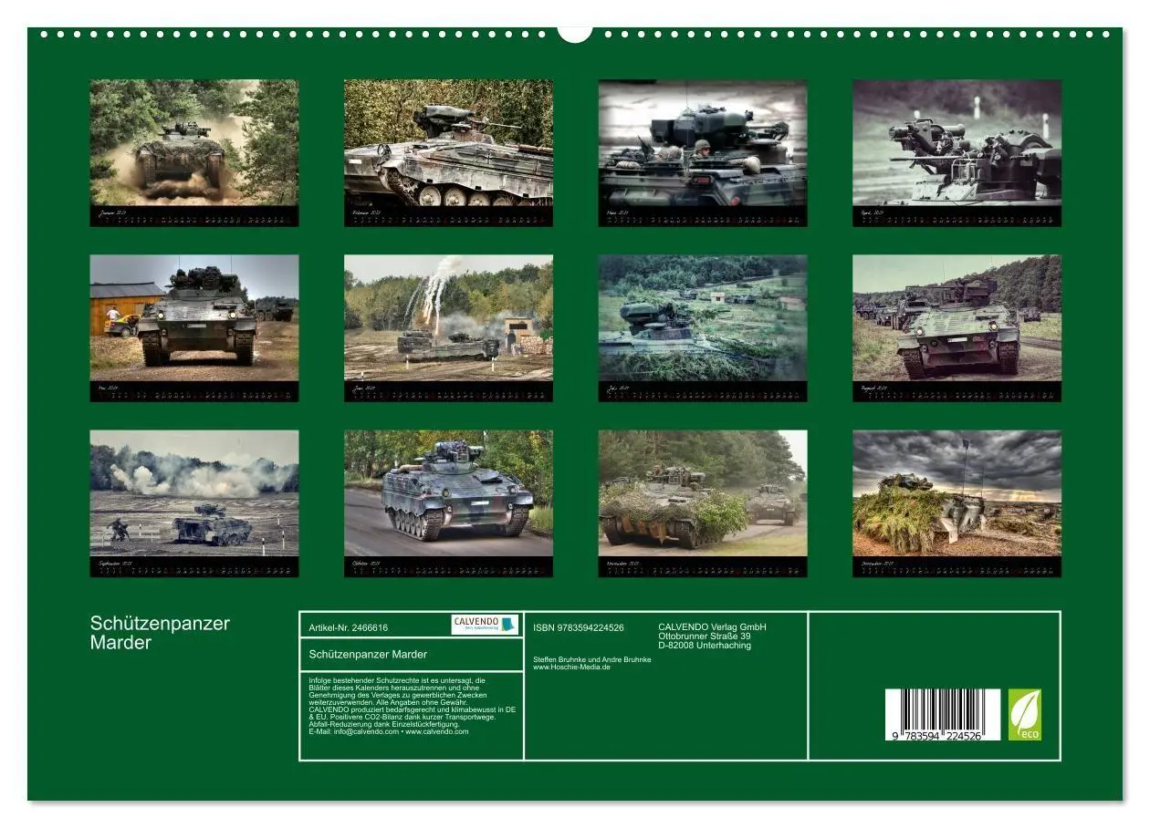 Bild: 9783594224526 | Schützenpanzer Marder (hochwertiger Premium Wandkalender 2027 DIN...